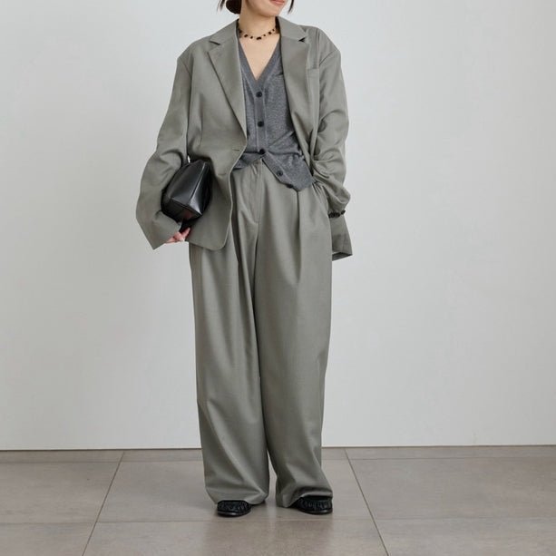 【anuke 2027 SS】Vneck Botton Vest - 4月下旬頃発送 - Champdelarose