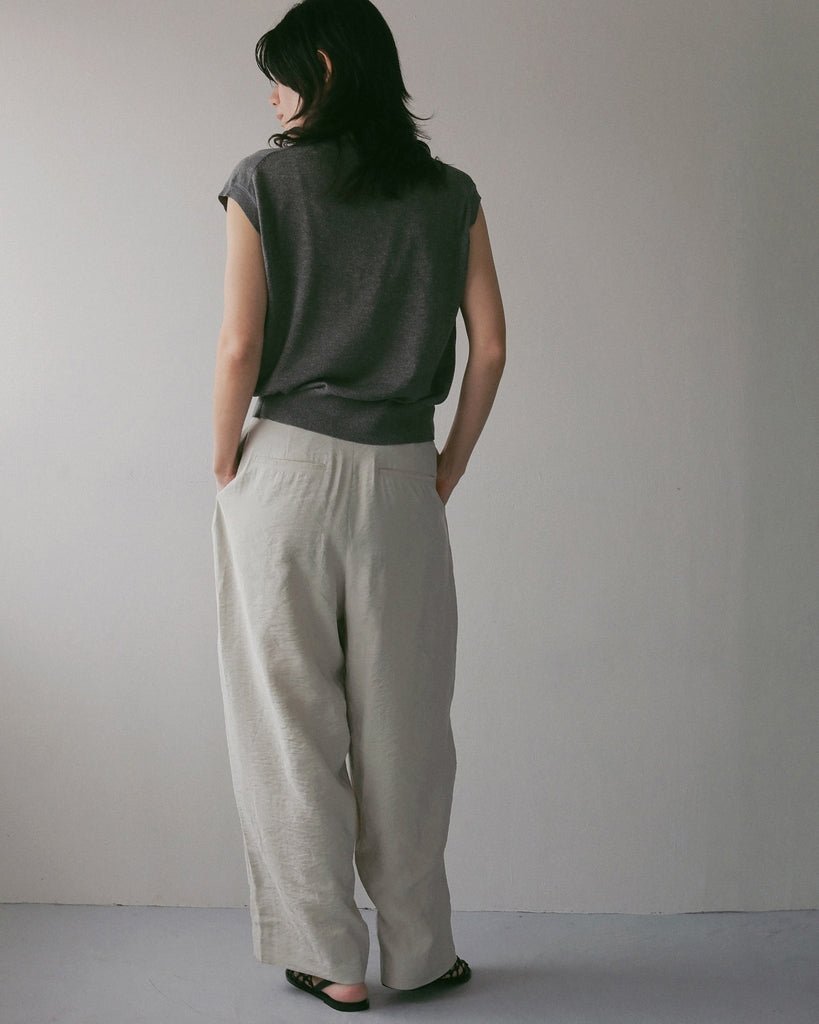 【anuke 2027 SS】Vneck Botton Vest - 4月下旬頃発送 - Champdelarose