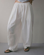【anuke 2027 SS】Volumetuck Cocoon Pants - 3月下旬頃発送 - Champdelarose