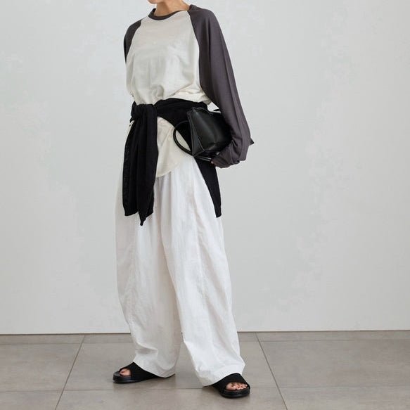 【anuke 2027 SS】Volumetuck Cocoon Pants - 3月下旬頃発送 - Champdelarose