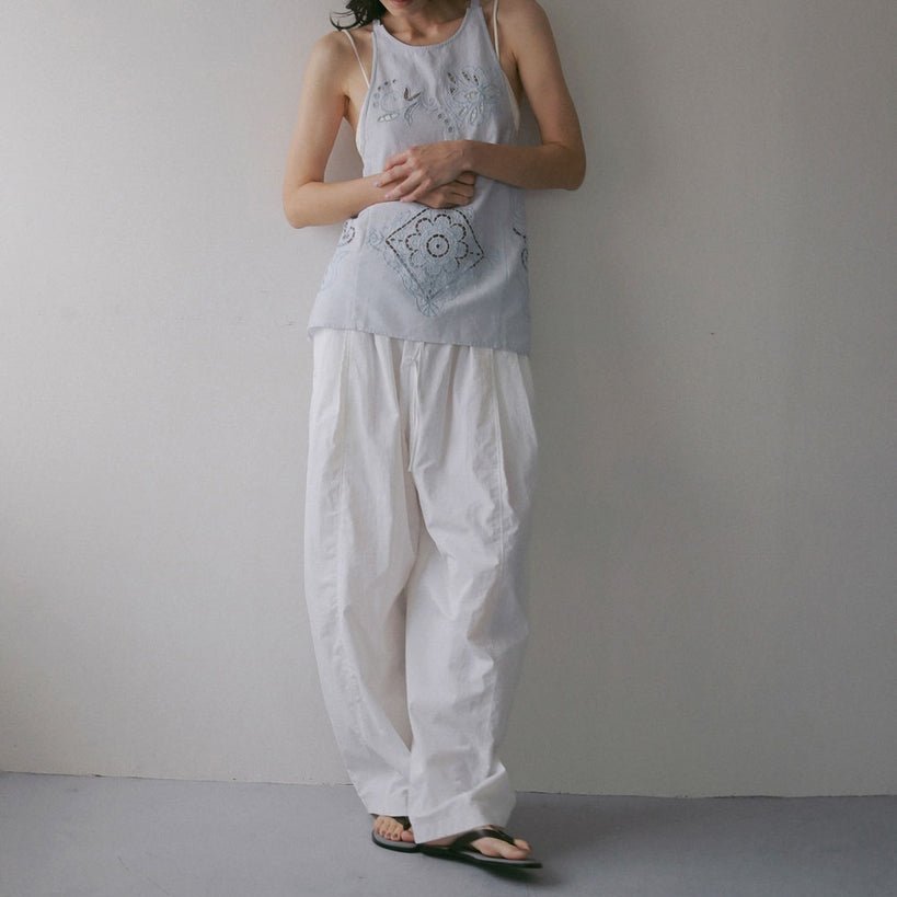 【anuke 2027 SS】Volumetuck Cocoon Pants - 3月下旬頃発送 - Champdelarose