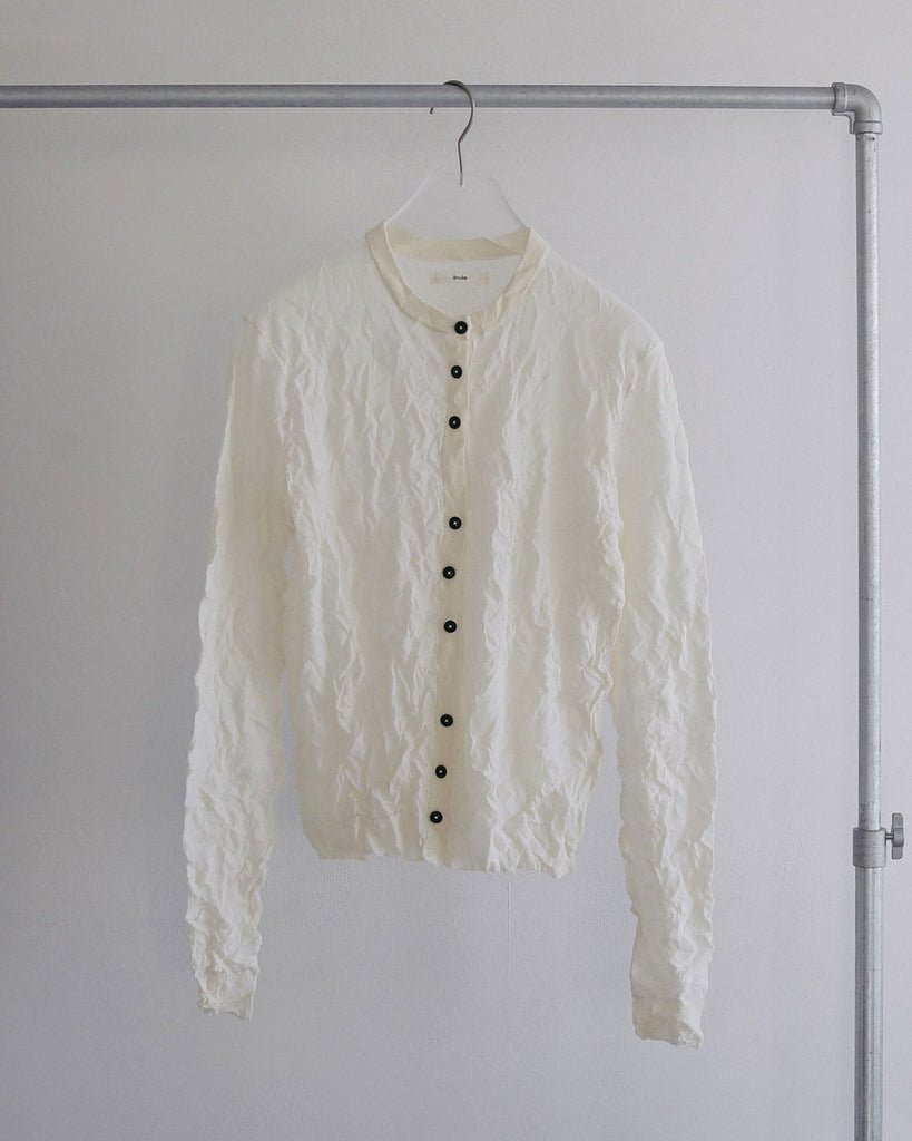 【anuke 2027 SS】Washer Knit Cardigan - 2月下旬頃発送 - Champdelarose