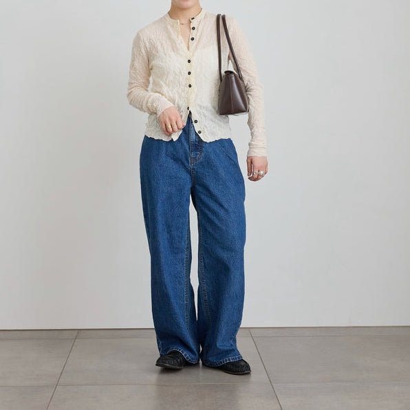 【anuke 2027 SS】Washer Knit Cardigan - 2月下旬頃発送 - Champdelarose