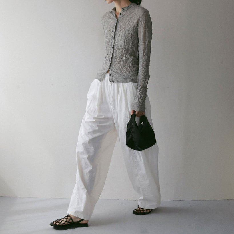 【anuke 2027 SS】Washer Knit Cardigan - 2月下旬頃発送 - Champdelarose