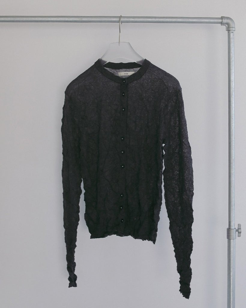 【anuke 2027 SS】Washer Knit Cardigan - 2月下旬頃発送 - Champdelarose