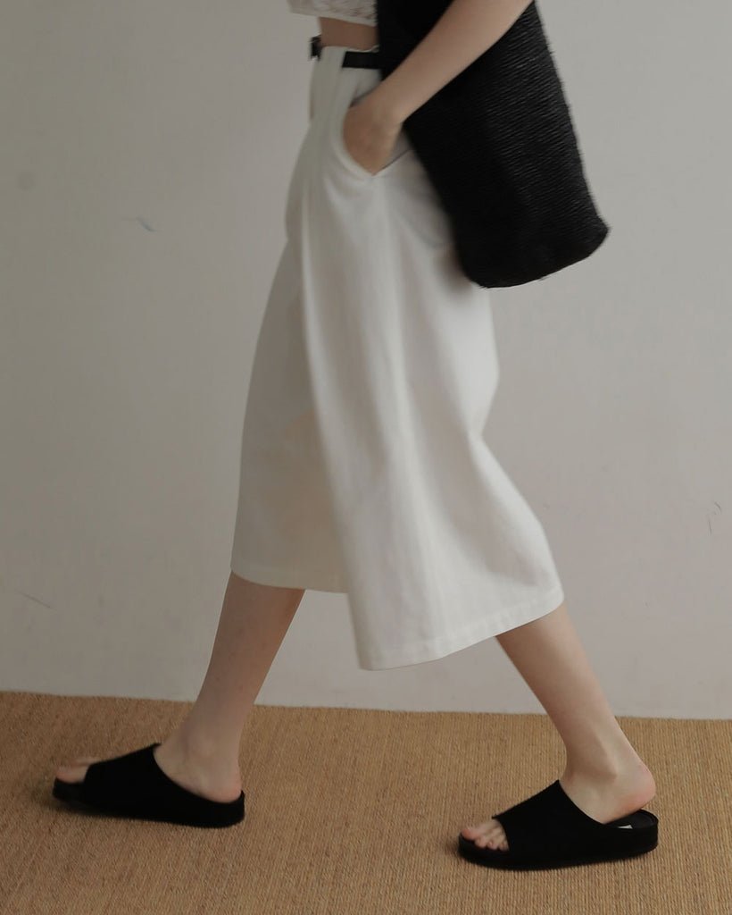 【anuke 2027 SS】Wide Belt Sandals - 3月下旬頃発送 - Champdelarose