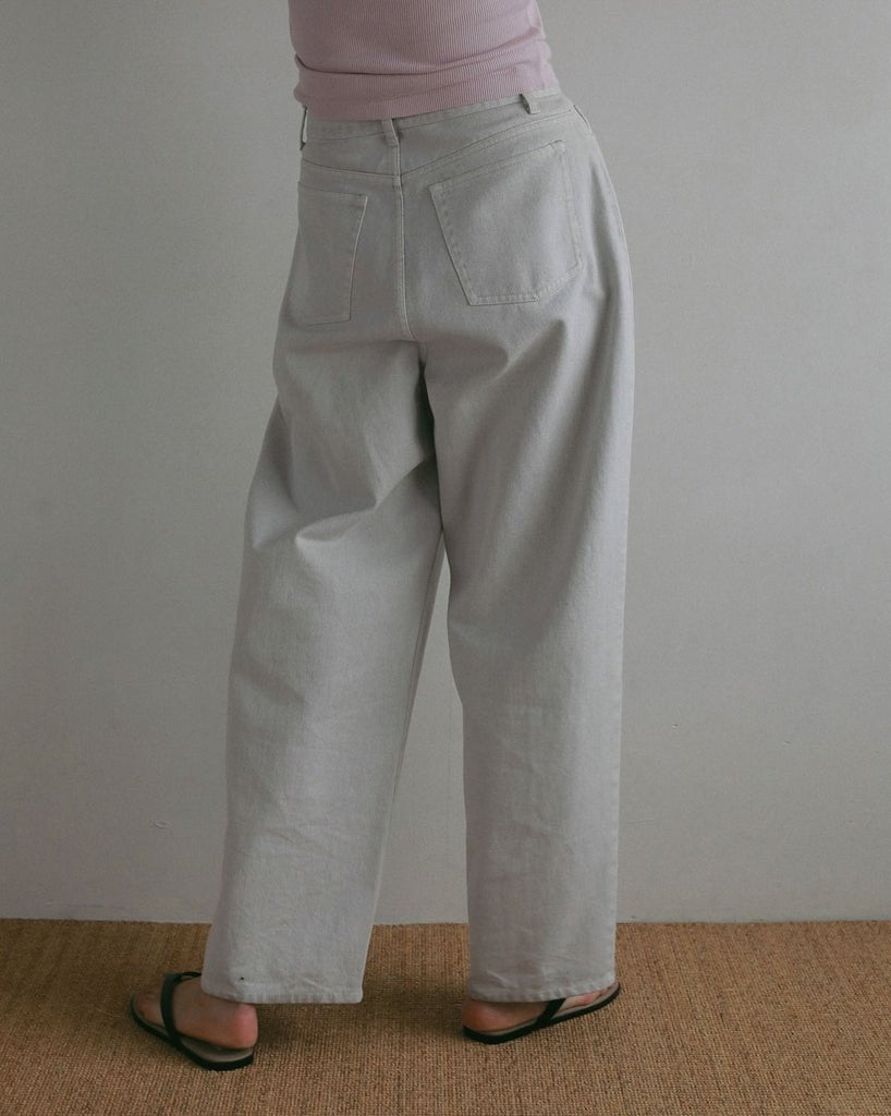 【anuke 2027 SS】Wide Cocoon Denim - 2月下旬頃発送 - Champdelarose