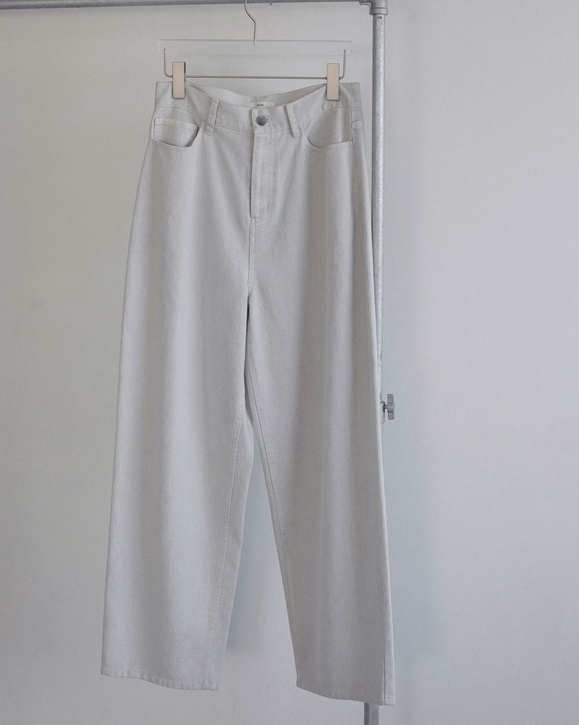 【anuke 2027 SS】Wide Cocoon Denim - 2月下旬頃発送 - Champdelarose