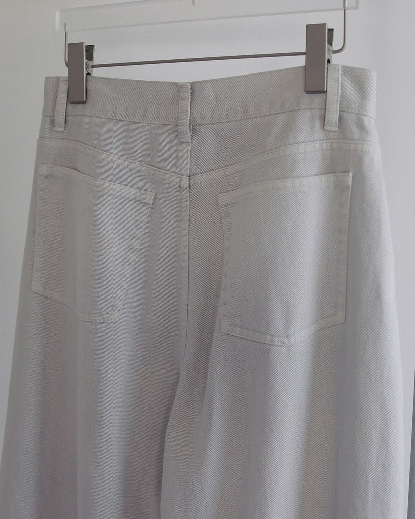 【anuke 2027 SS】Wide Cocoon Denim - 2月下旬頃発送 - Champdelarose