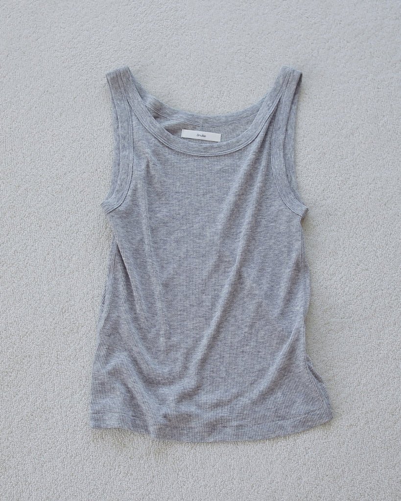 【anuke 2027 SS】Wool Rib Tanktop - 4月下旬頃発送 - Champdelarose