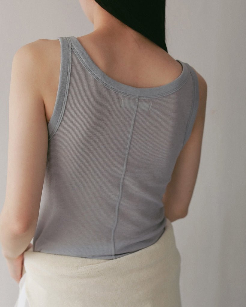 【anuke 2027 SS】Wool Rib Tanktop - 4月下旬頃発送 - Champdelarose