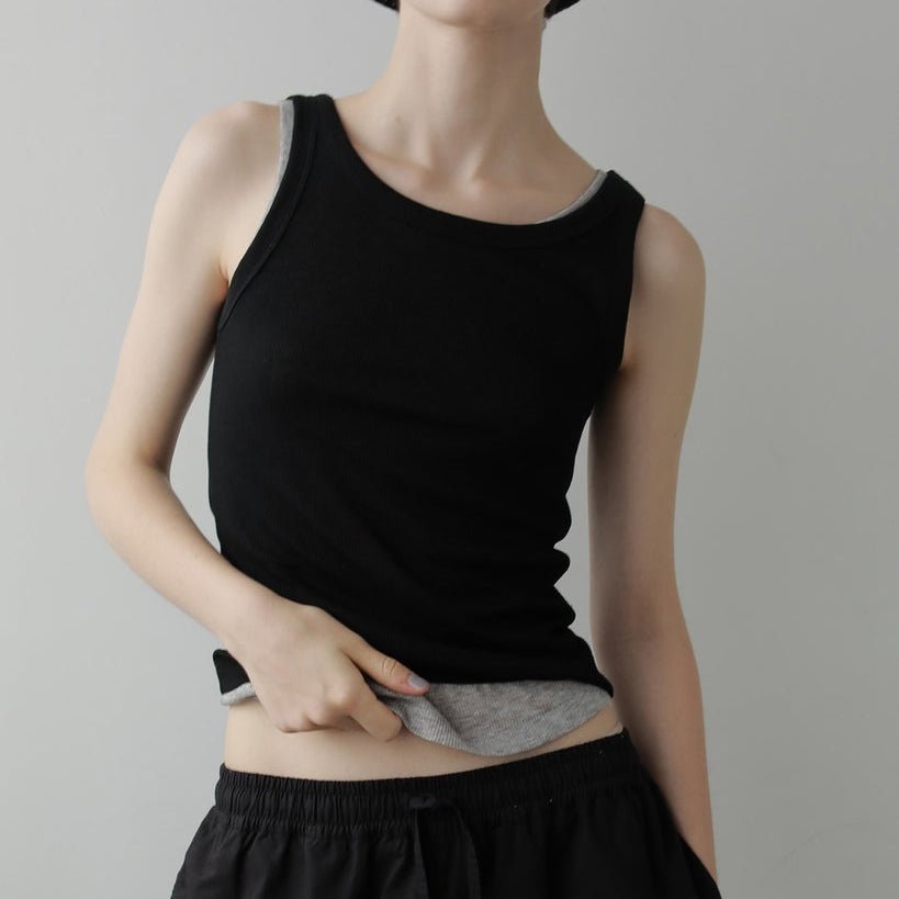 【anuke 2027 SS】Wool Rib Tanktop - 4月下旬頃発送 - Champdelarose