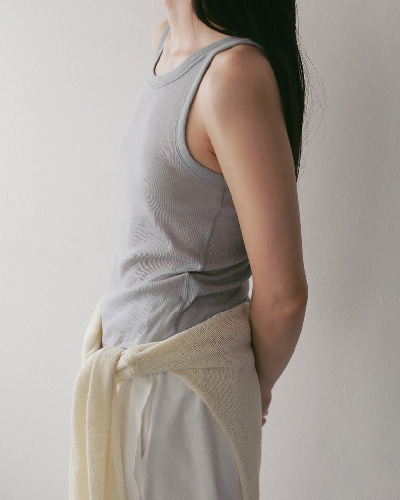 【anuke 2027 SS】Wool Rib Tanktop - 4月下旬頃発送 - Champdelarose