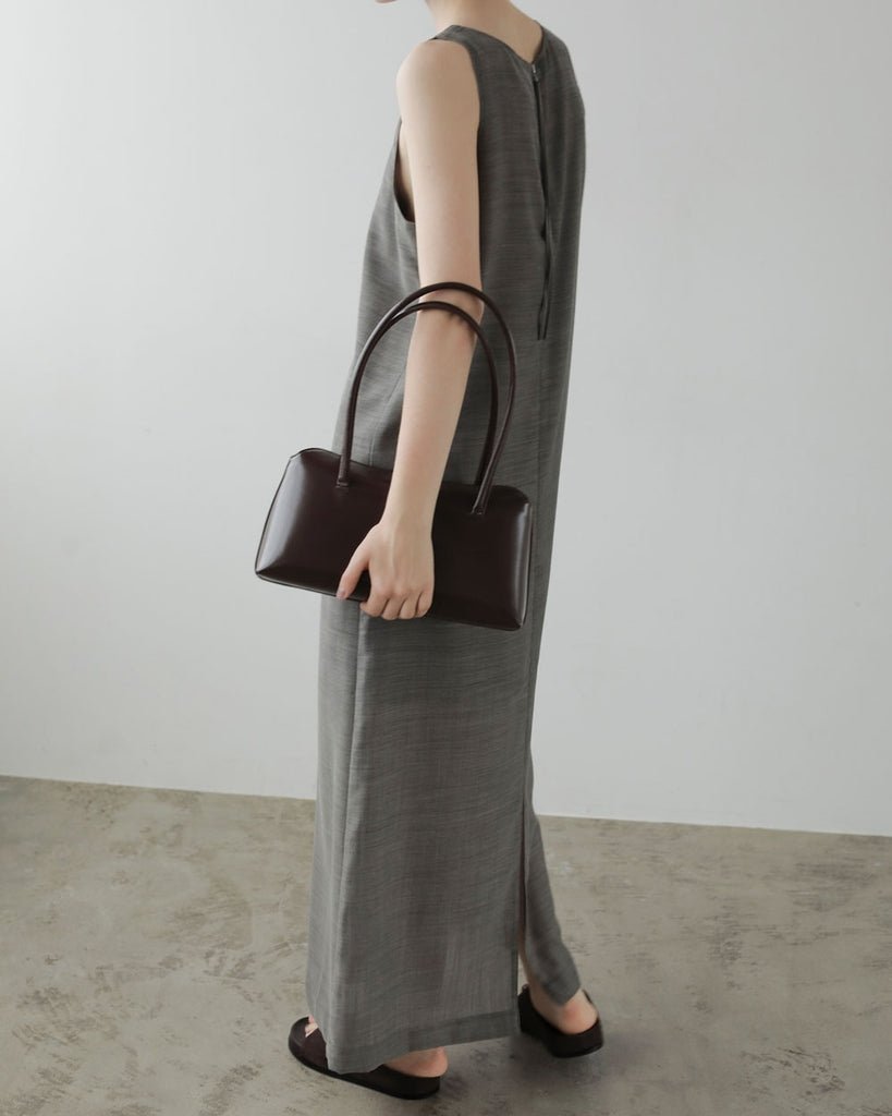 【anuke 2027 SS】Woolchambray Sleeveless Onepiece - 4月下旬頃発送 - Champdelarose