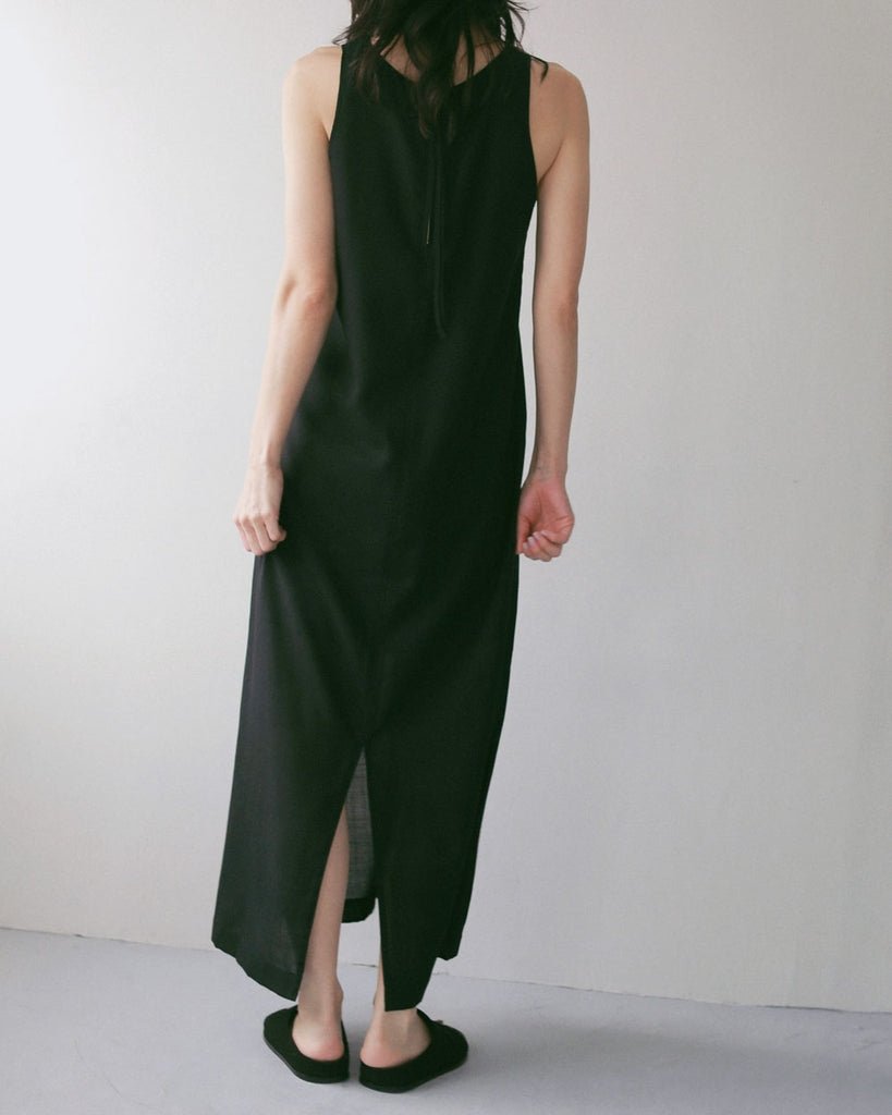【anuke 2027 SS】Woolchambray Sleeveless Onepiece - 4月下旬頃発送 - Champdelarose