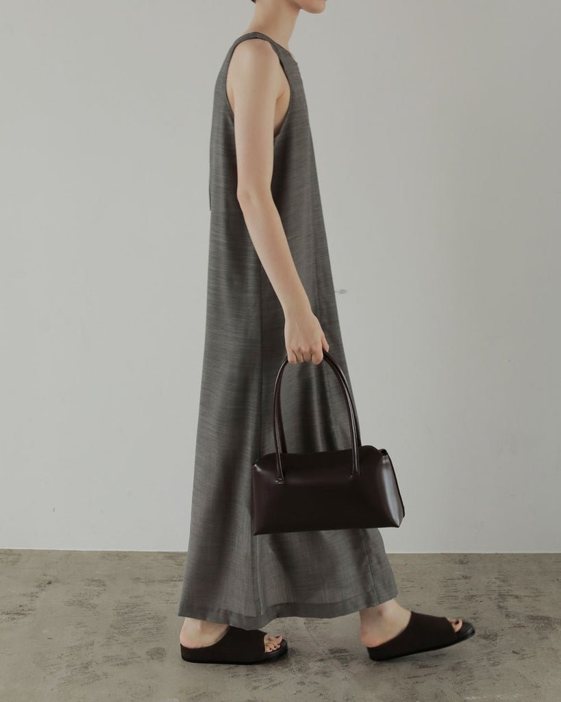 【anuke 2027 SS】Woolchambray Sleeveless Onepiece - 4月下旬頃発送 - Champdelarose