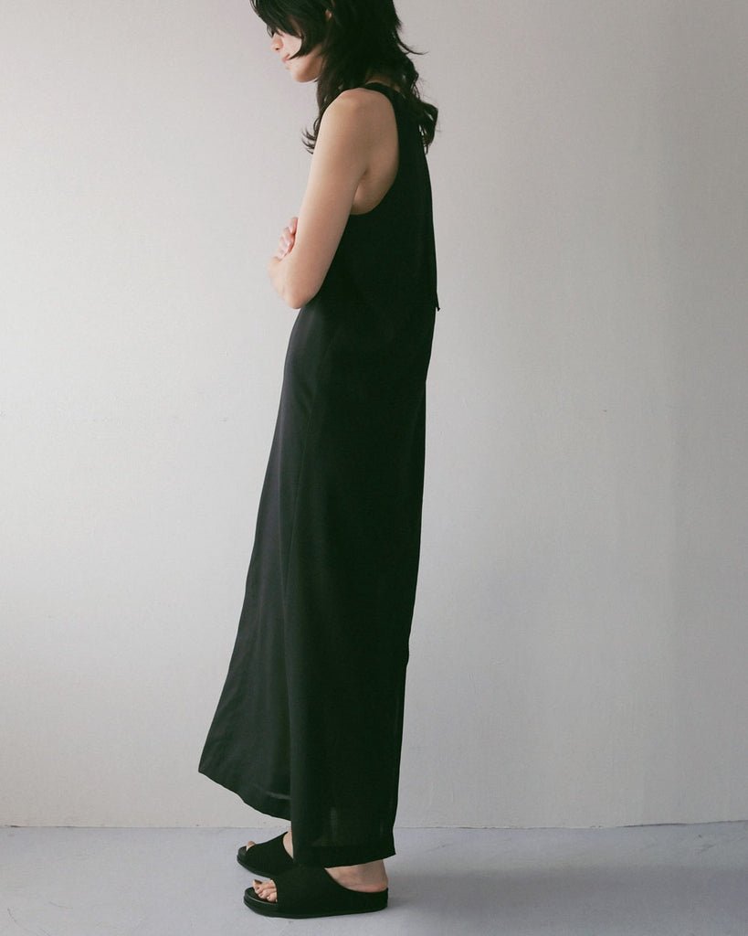 【anuke 2027 SS】Woolchambray Sleeveless Onepiece - 4月下旬頃発送 - Champdelarose