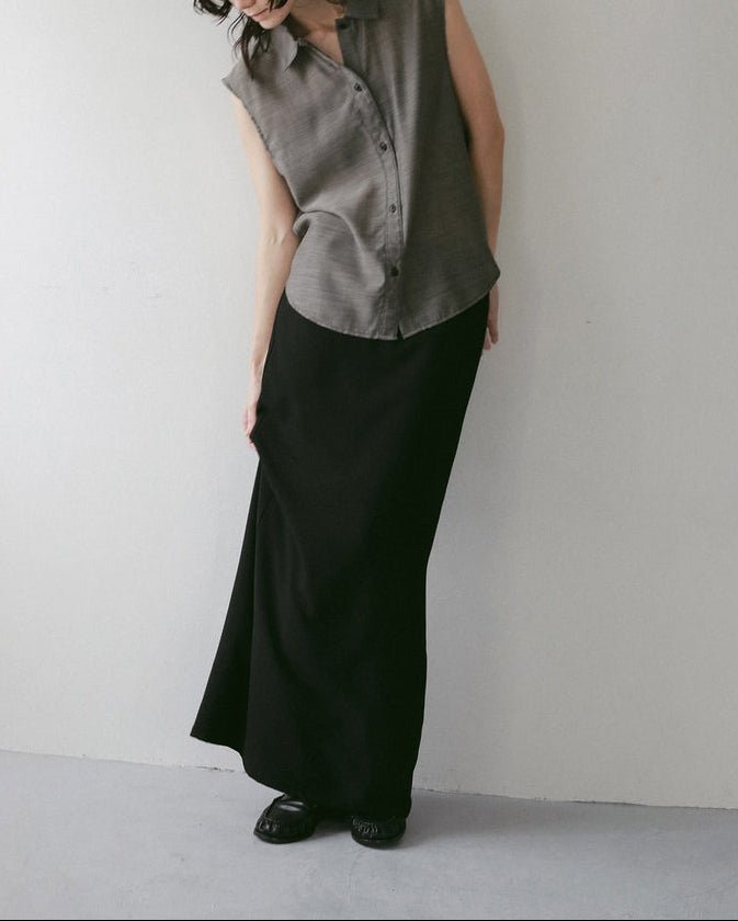 【anuke 2027 SS】Woolchambray Sleeveless Shirts - 4月下旬頃発送 - Champdelarose
