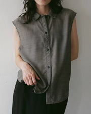 【anuke 2027 SS】Woolchambray Sleeveless Shirts - 4月下旬頃発送 - Champdelarose