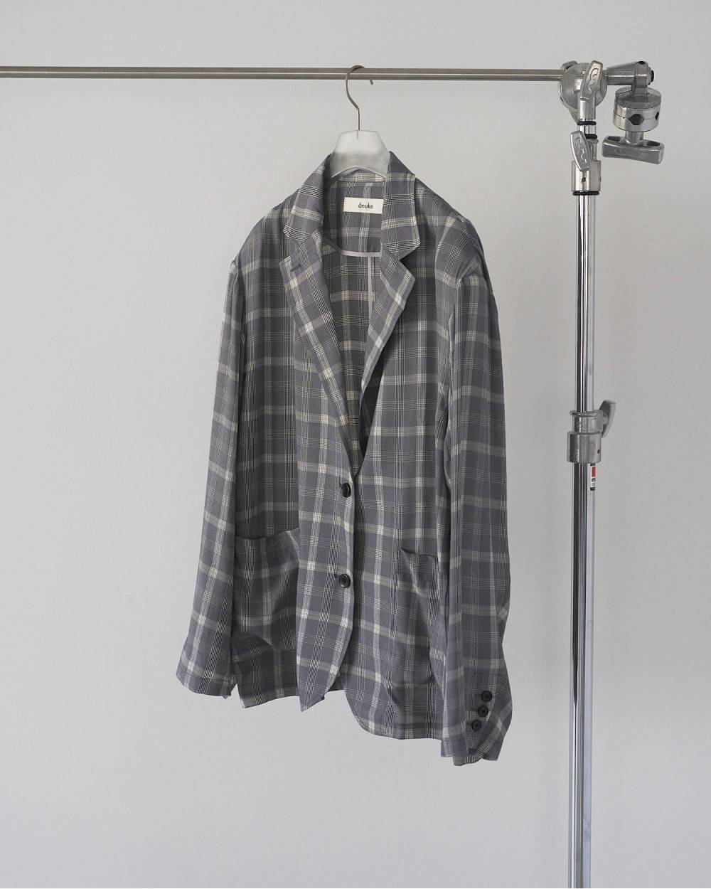 【anuke 26 SPRING / SUMMER】Check Over Jacket - Champdelarose