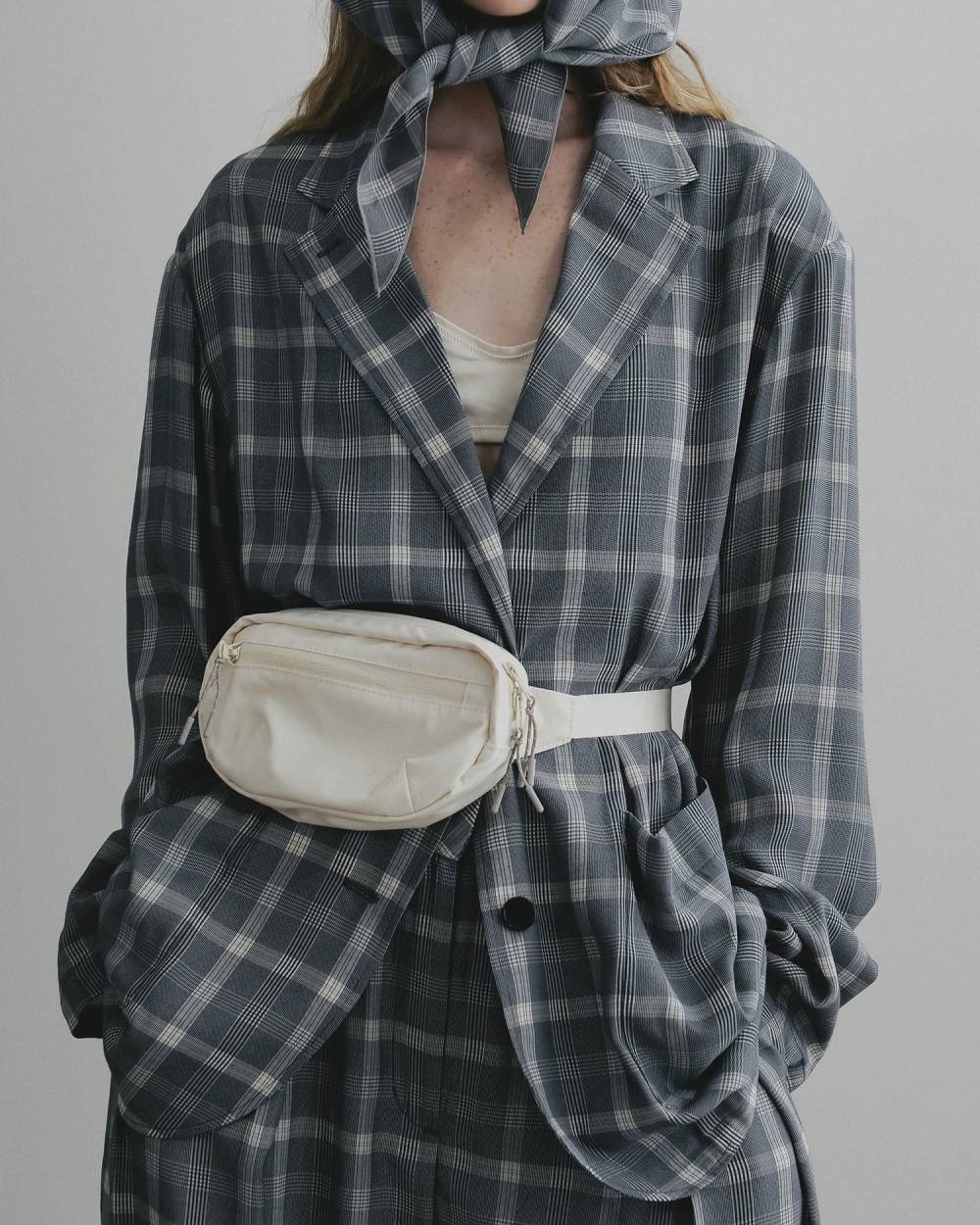 【anuke 26 SPRING / SUMMER】Check Over Jacket - Champdelarose