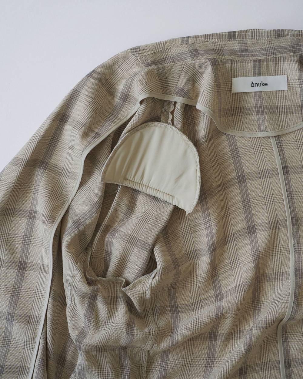 【anuke 26 SPRING / SUMMER】Check Over Jacket - Champdelarose