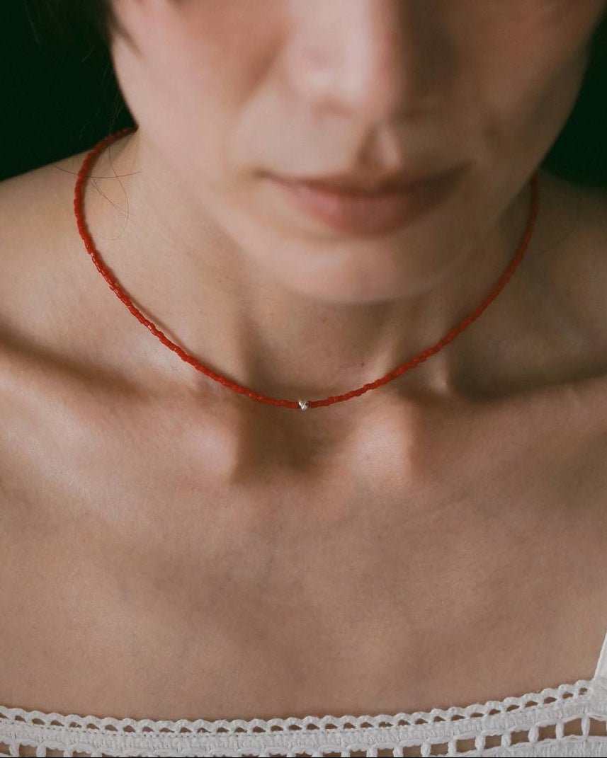 【anuke 26 SPRING / SUMMER】Color Beads Necklace - Champdelarose