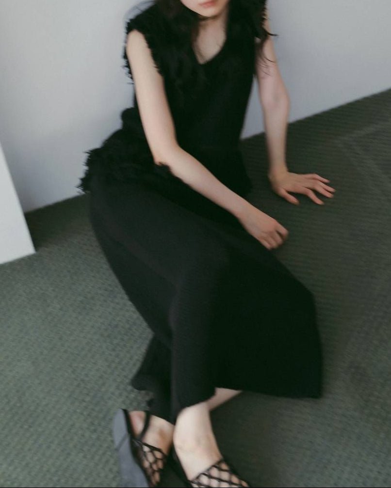 【anuke 26 SPRING / SUMMER】Crochet Knit Skirt - Champdelarose