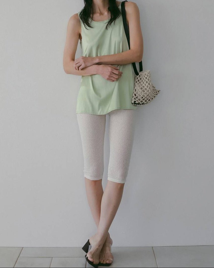 【anuke 26 SPRING / SUMMER】Cutlace Biker Pants - Champdelarose