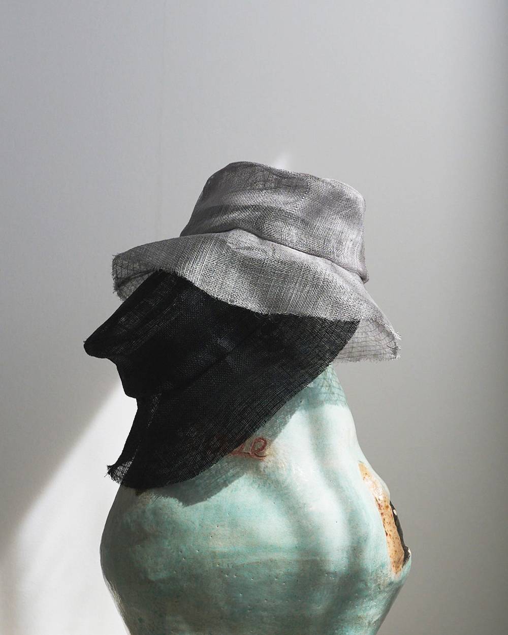 【anuke 26 SPRING / SUMMER】Cutoff Sheer Hat - Champdelarose
