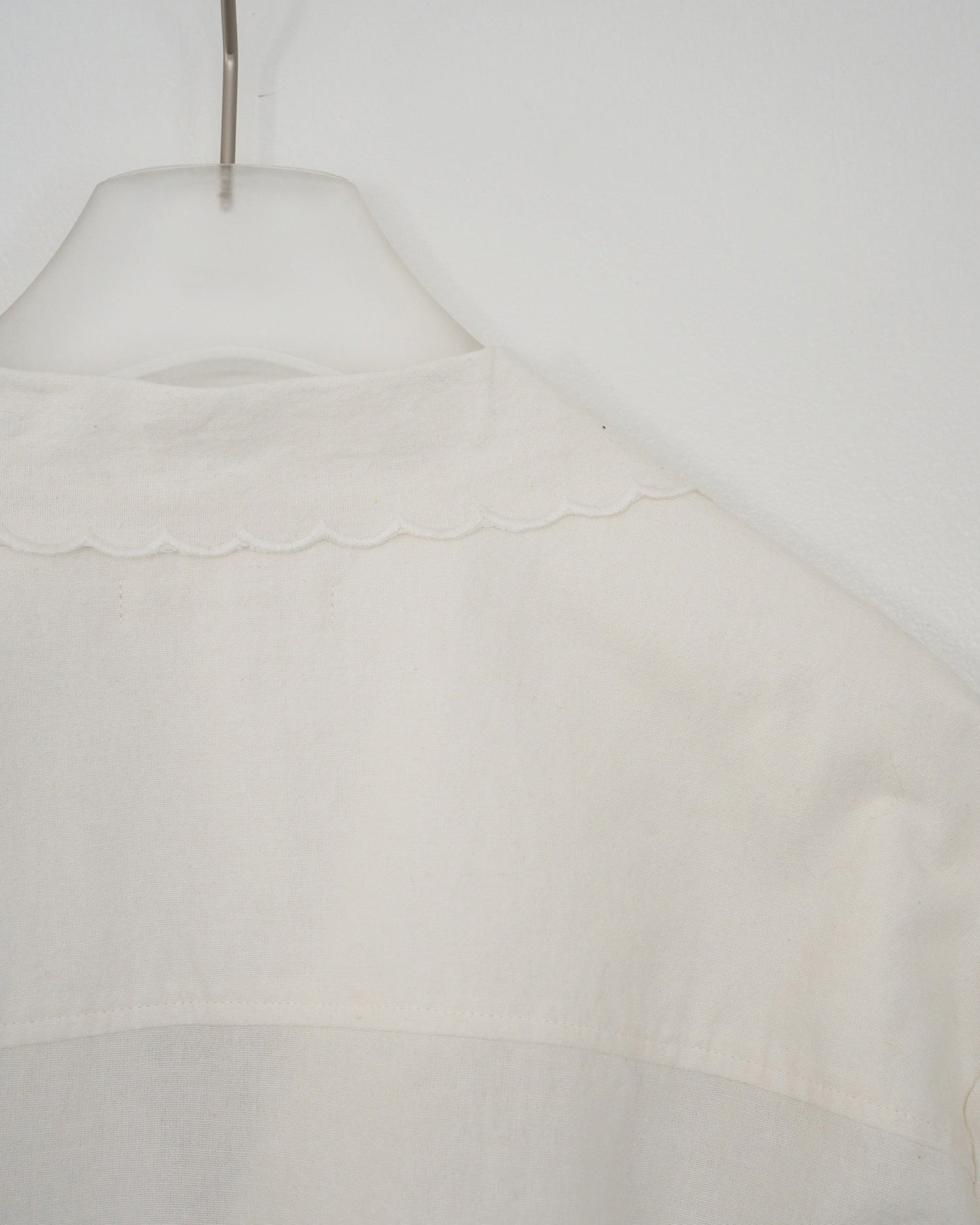 【anuke 26 SPRING / SUMMER】Cutwork Opencollar Shirts - Champdelarose