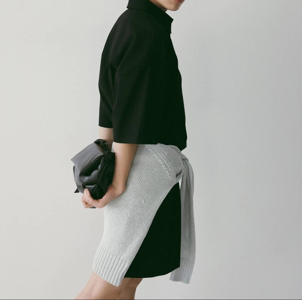 【anuke 26 SPRING / SUMMER】Ecoleather Wrap Bag - Champdelarose