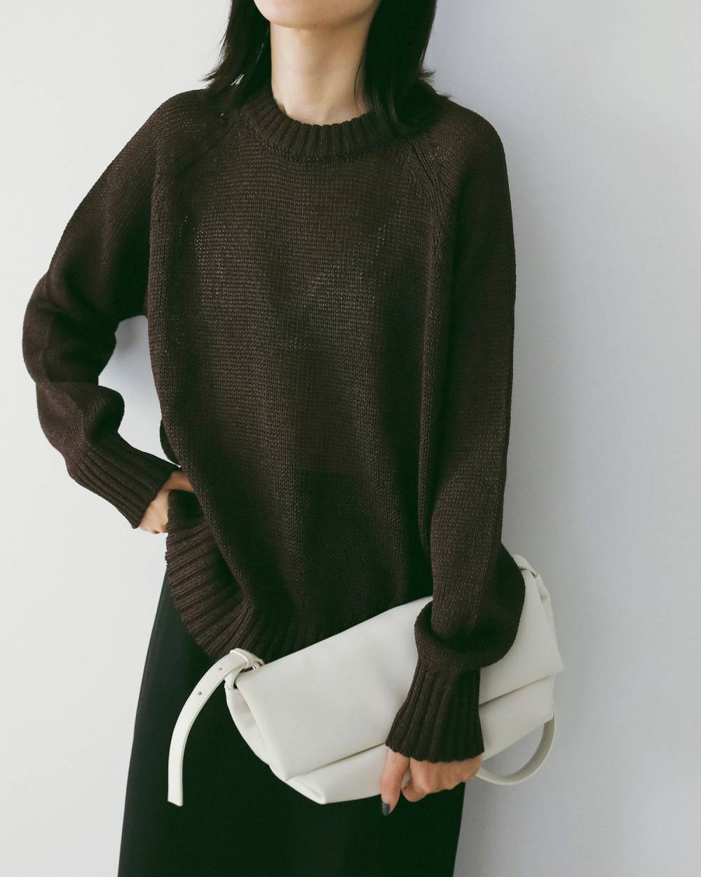 【anuke 26 SPRING / SUMMER】Ecoleather Wrap Bag - Champdelarose