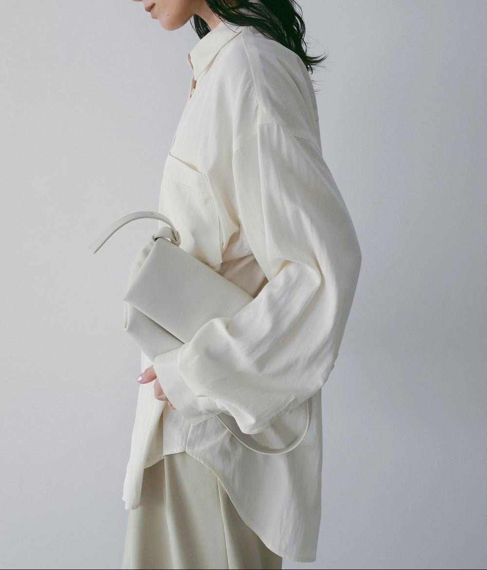 【anuke 26 SPRING / SUMMER】Ecoleather Wrap Bag - Champdelarose