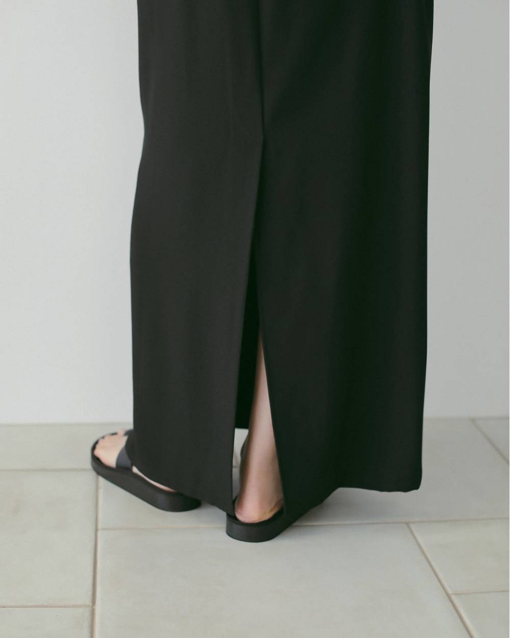 【anuke 26 SPRING / SUMMER】Georgette Pencil Skirt - Champdelarose