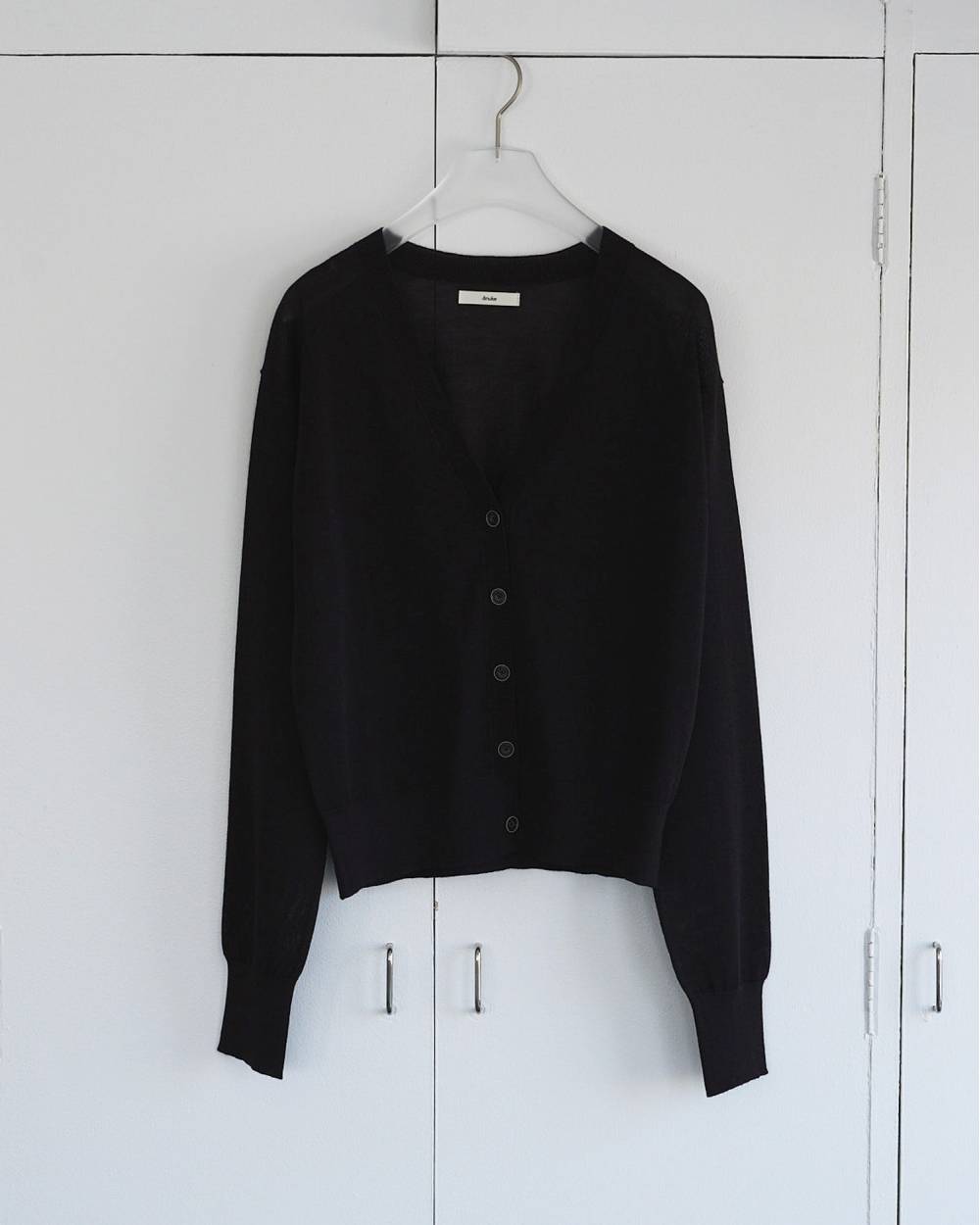 【anuke 26 SPRING / SUMMER】Highgauge Sheer Cardigan - Champdelarose