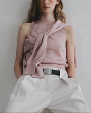 【anuke 26 SPRING / SUMMER】Highgauge Sheer Cardigan - Champdelarose