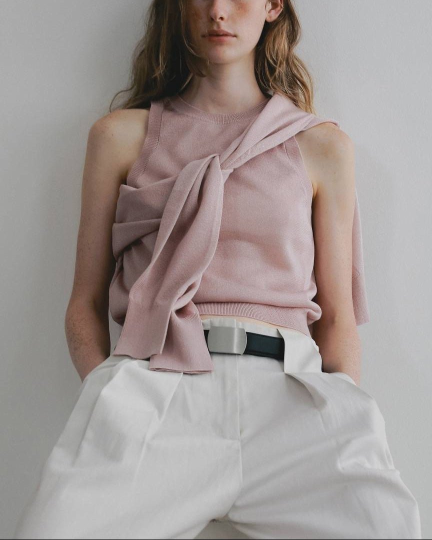 【anuke 26 SPRING / SUMMER】Highgauge Sheer Cardigan - Champdelarose