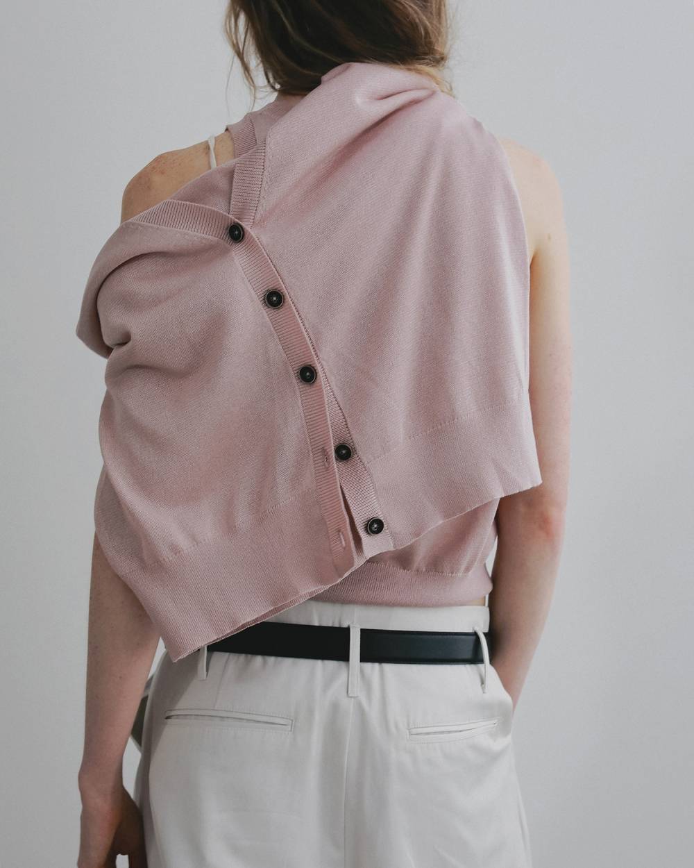 【anuke 26 SPRING / SUMMER】Highgauge Sheer Cardigan - Champdelarose