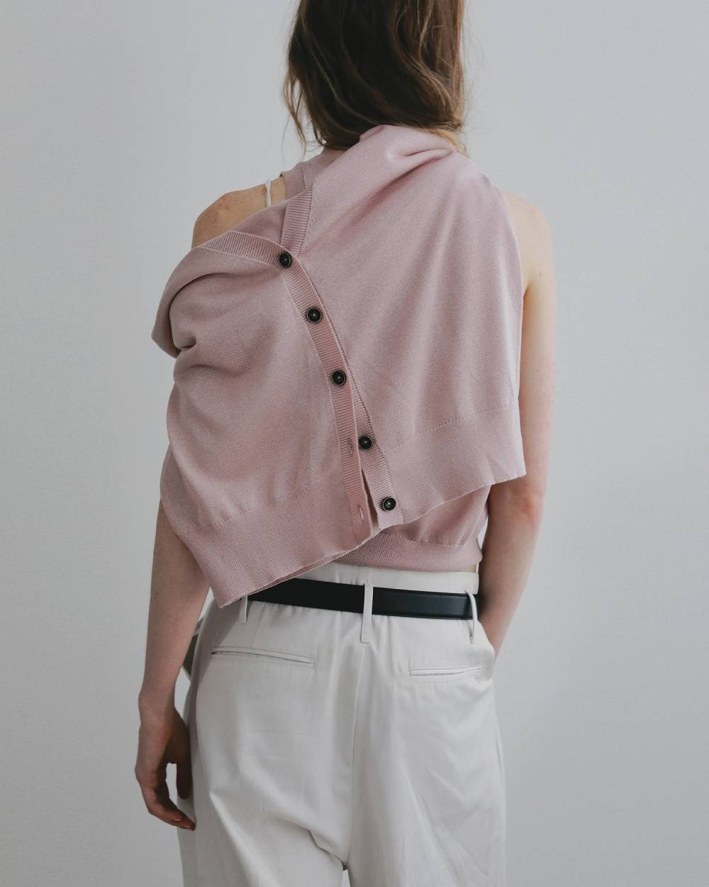 【anuke 26 SPRING / SUMMER】Highgauge Sheer Tanktop - Champdelarose