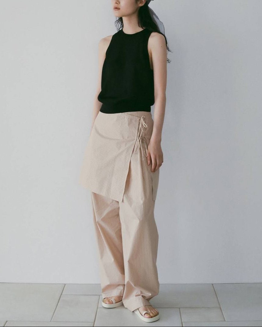 【anuke 26 SPRING / SUMMER】Highgauge Sheer Tanktop - Champdelarose