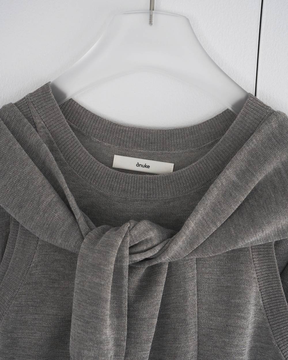 【anuke 26 SPRING / SUMMER】Highgauge Sheer Tanktop - Champdelarose