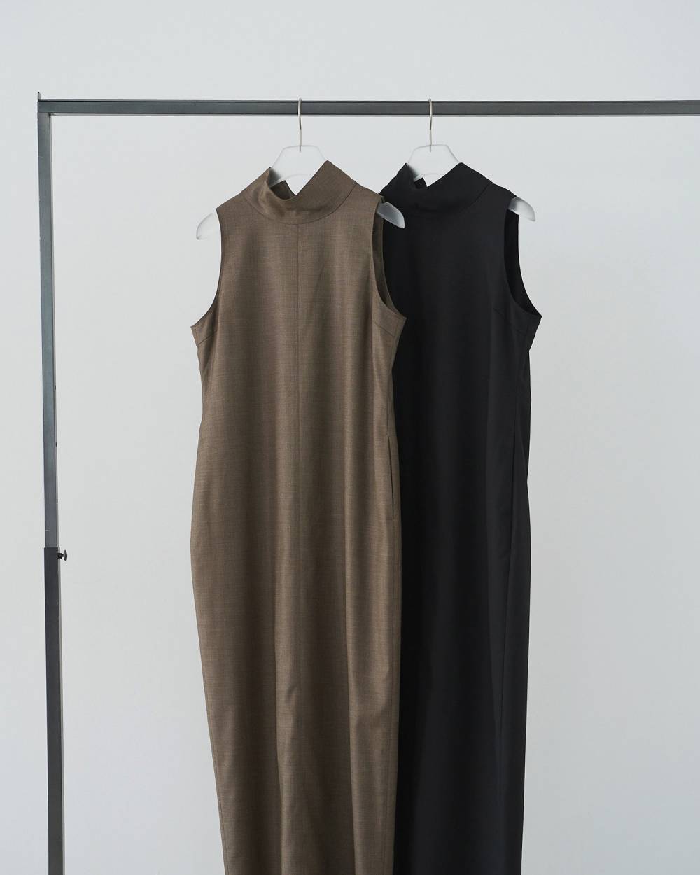 【anuke 26 SPRING / SUMMER】Highneck Sleeveless Onepiece - Champdelarose