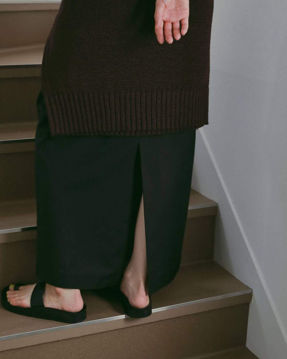 【anuke 26 SPRING / SUMMER】Highneck Sleeveless Onepiece - Champdelarose