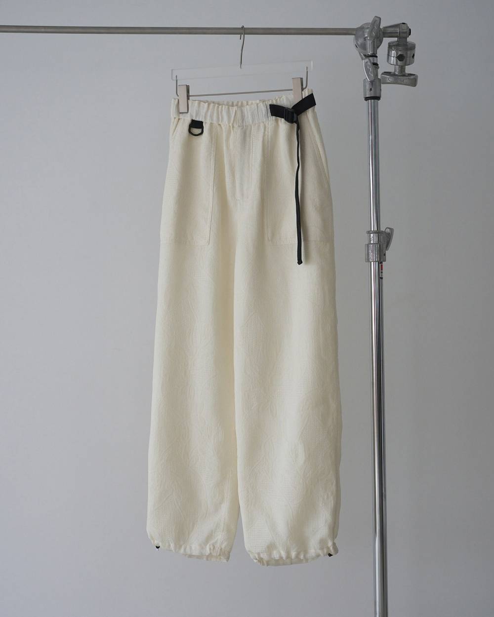 【anuke 26 SPRING / SUMMER】Jacquard Drawstring Pants - Champdelarose