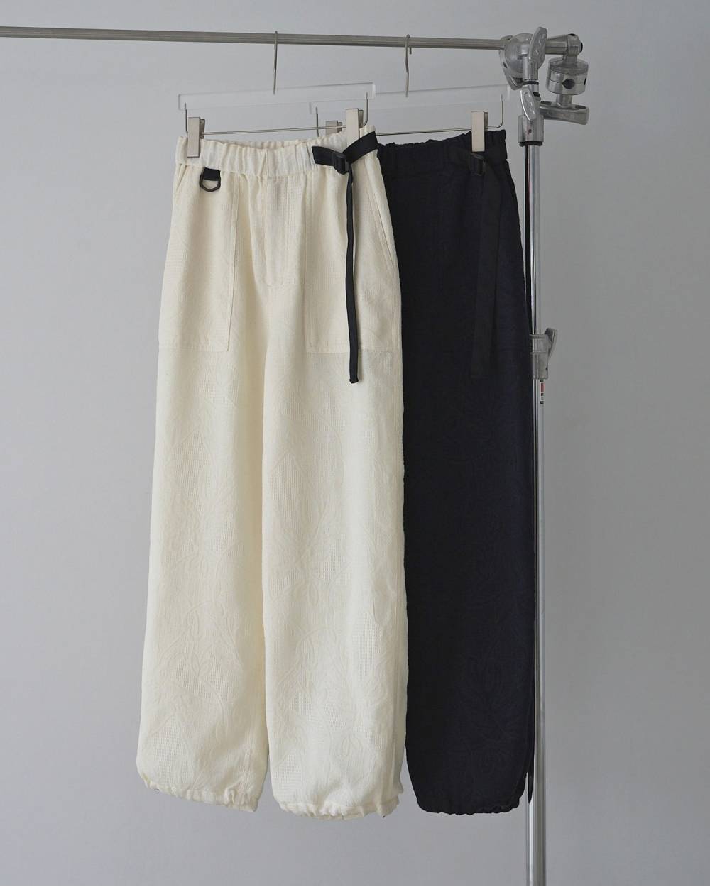 【anuke 26 SPRING / SUMMER】Jacquard Drawstring Pants - Champdelarose