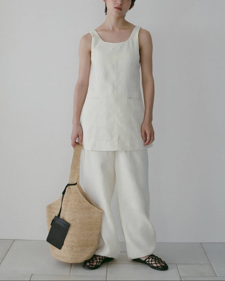 【anuke 26 SPRING / SUMMER】Jacquard Drawstring Pants - Champdelarose