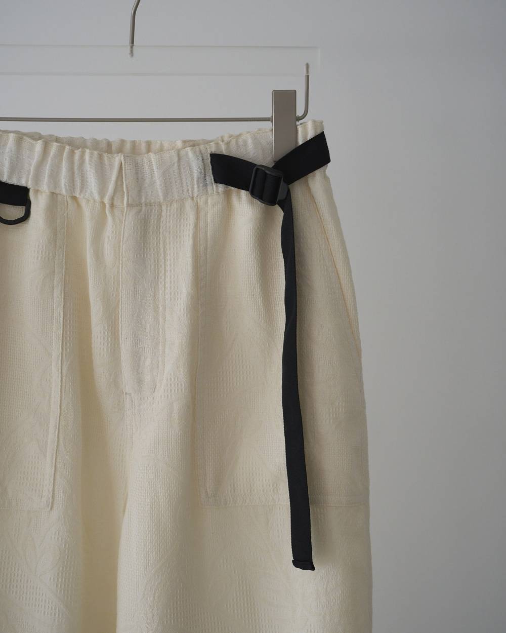【anuke 26 SPRING / SUMMER】Jacquard Drawstring Pants - Champdelarose