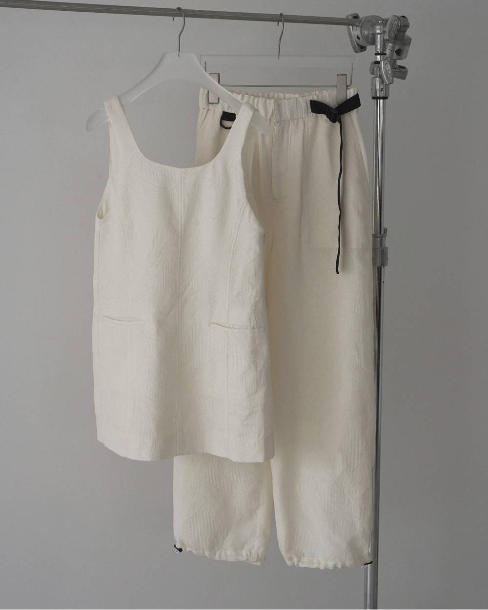【anuke 26 SPRING / SUMMER】Jacquard Drawstring Pants - Champdelarose