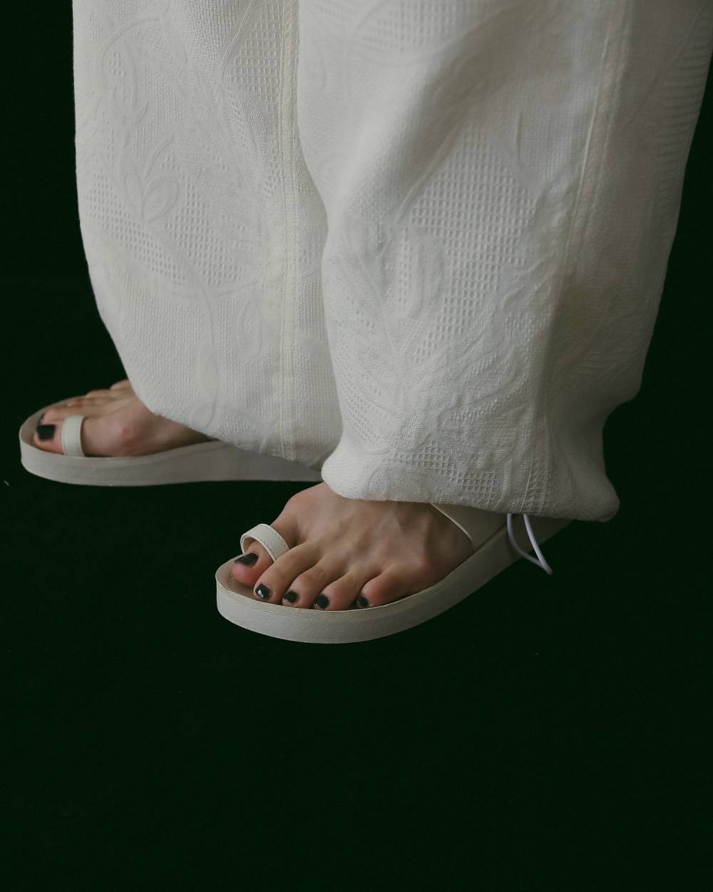 【anuke 26 SPRING / SUMMER】Jacquard Drawstring Pants - Champdelarose